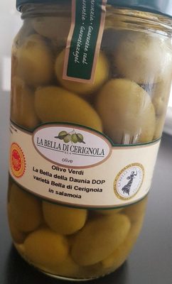 Olives vertes La bella delle Daunia front packaging