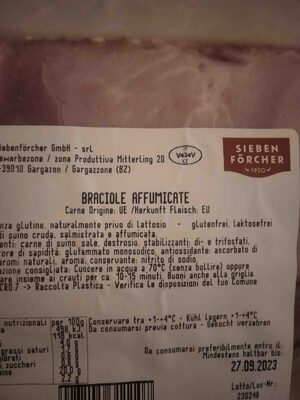 braciole affumicate
