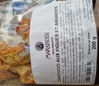 Cantucci aux figues et amandes