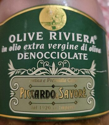 Olive Riviera in olio extravergine di oliva Denocciolate