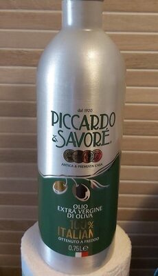 Olio Extra vergine di oliva front packaging