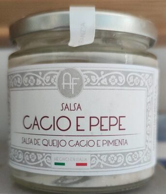 Salsa cacio e pepe front packaging
