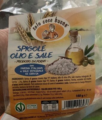 Spigole olio e sale