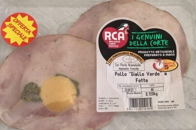 Pollo “giallo verde” a fette