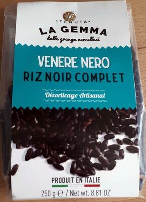 Venere nero riz noir complet front packaging