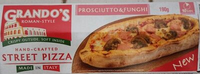 Street pizza jambon champignons