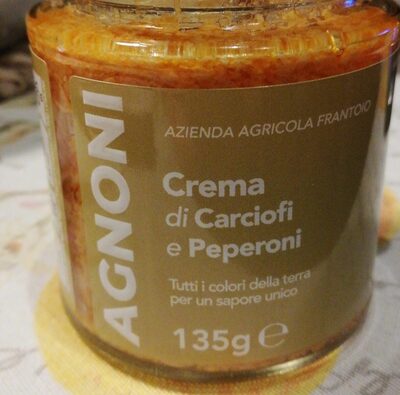 Crema di carciofi e peperoni