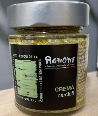 Crema Carciofi front packaging