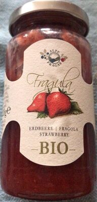 Composta biologica di fragola front packaging