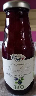 Smooothie mirtillo bio front packaging