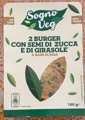 Burgee con semi di zucca e di girasole