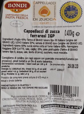 Cappellacci di zucca