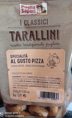 Tarallini gusto pizza