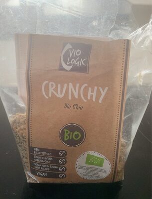 crunchy bio chia front packaging