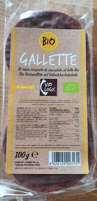 Bio Gallette di mais cioccolato al latte