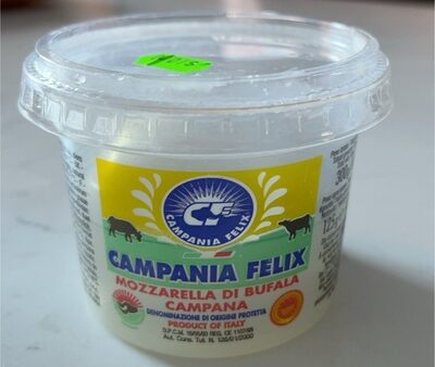 Mozzarella di buffala front packaging