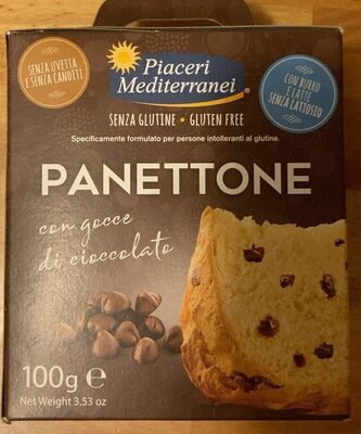 Panettone con gocce di cioccolato