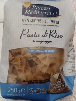 Pasta di riso semigreggio front packaging