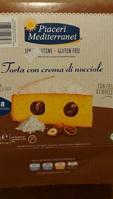 Torta con crema di nocciole gluten free