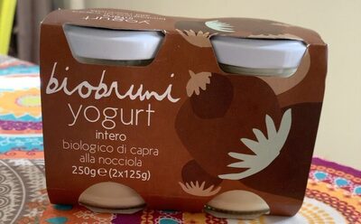 Yogurt intero biologico di capra alla nocciola