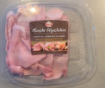 Jambon cuit aux herbes front packaging