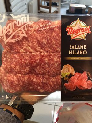 Salami Milano Tranché Negroni 100 Gr, 1 Barquette