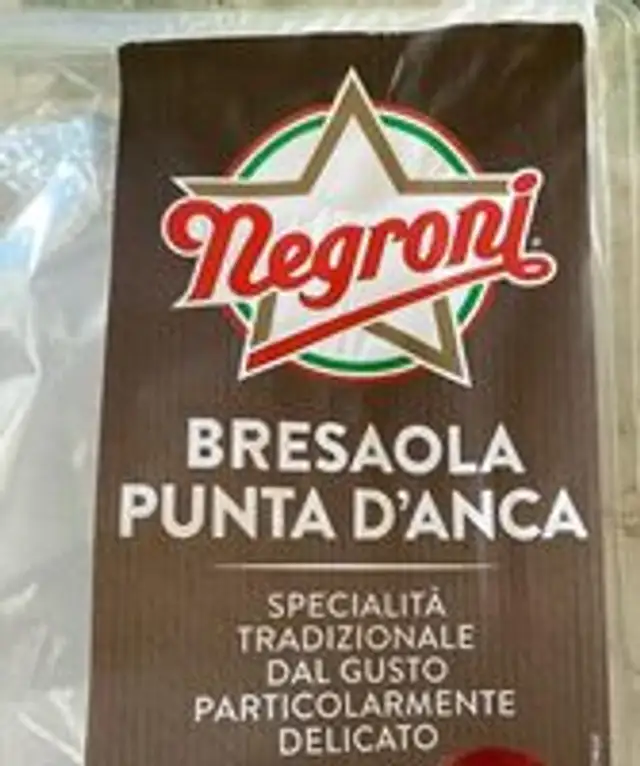 Bresaola geschnitten
