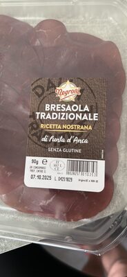 Bresaola Tradizionale front packaging