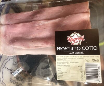 Prosciutto cotto alta qualità