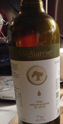 Olio extravergine di oliva front packaging