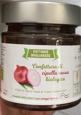 Confettura di cipolla rossa biologica