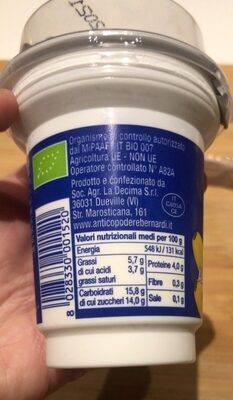 Yogurt alla banana con cereali