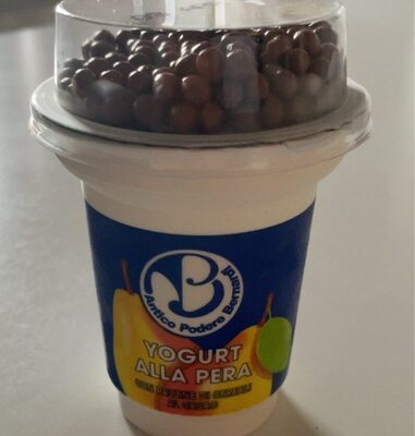 yogurt alla pera con cereali al cocco