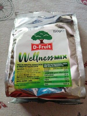 Wellness mix D-fruit front packaging
