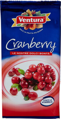 Le nostre dolci bontà cranberry front packaging