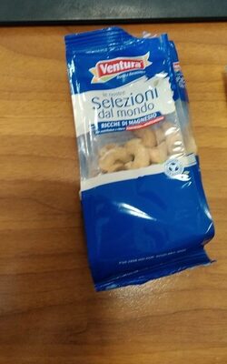 Anacardi tostati e salati front packaging