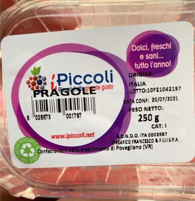 Fraise front packaging