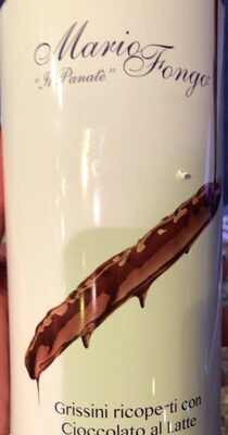 Grissini ricoperti al cioccolato