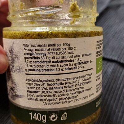 Pesto di finocchietto selvatico