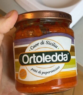 Patè di peperoncino front packaging