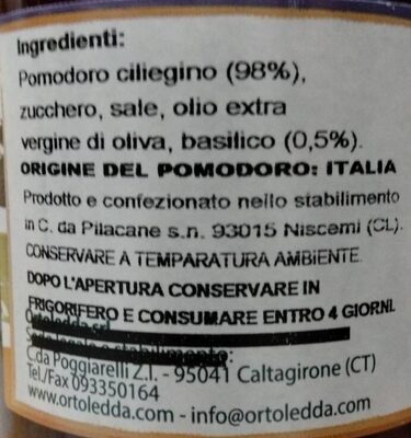 Salsa pomodoro ciliegino