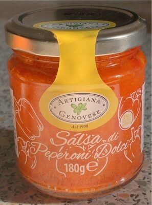 Salsa di peperoni dolci front packaging