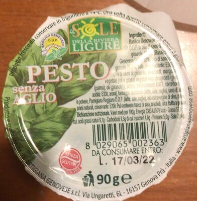 Pesto senza Aglio