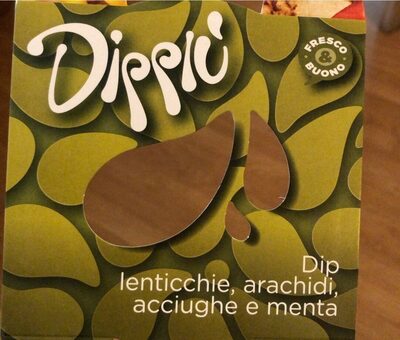 Dip lentocchie, arachidi, accoughe e menta