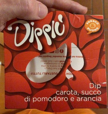 Dip carota, succo di pomodoro e arancia