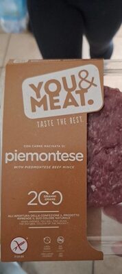 You meat front packaging