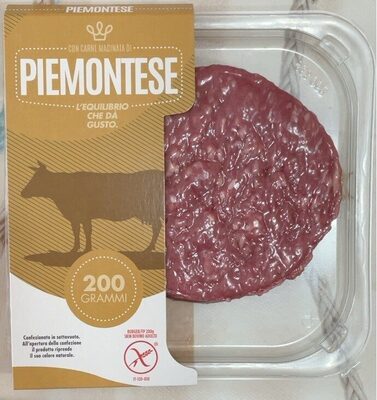 Burger con carne macinata di Piemontese