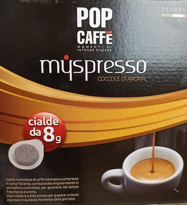 Caffè in cialde front packaging