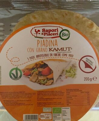 Piadina con grano Kakut