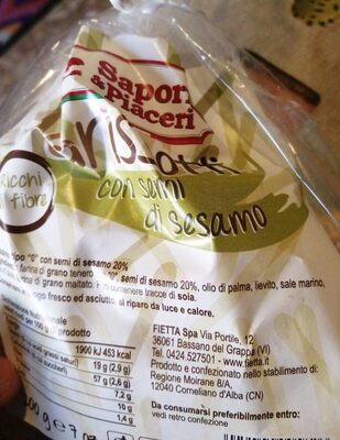 Grisotti con semi di sesamo